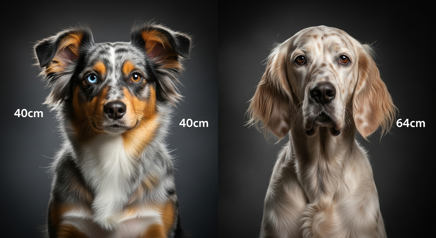 Comparaison Berger Américain Miniature vs Setter Anglais