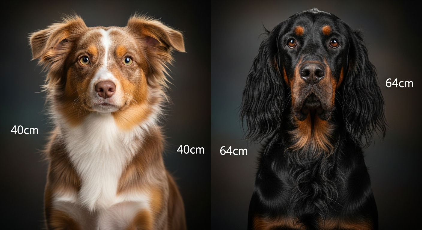 Comparaison Berger Américain Miniature vs Setter Gordon