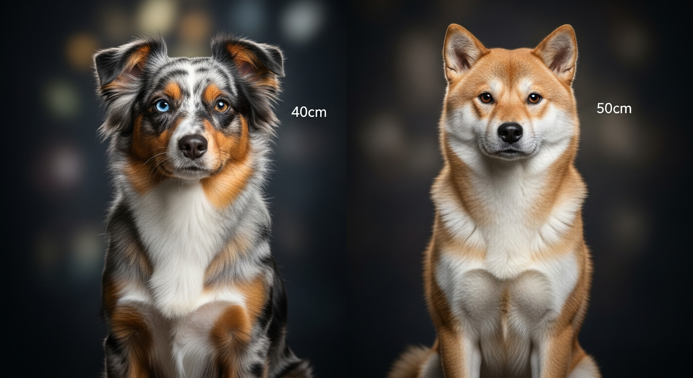 Comparaison Berger Américain Miniature vs Shikoku