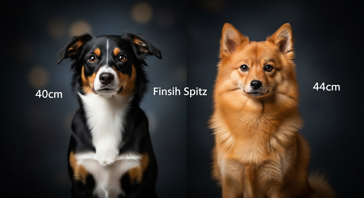 Comparaison Berger Américain Miniature vs Spitz Finlandais