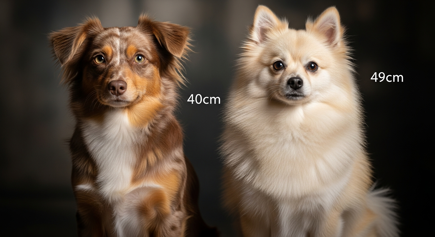 Comparaison Berger Américain Miniature vs Spitz Loup