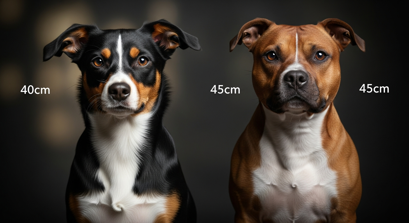 Comparaison Berger Américain Miniature vs Staffordshire Américain