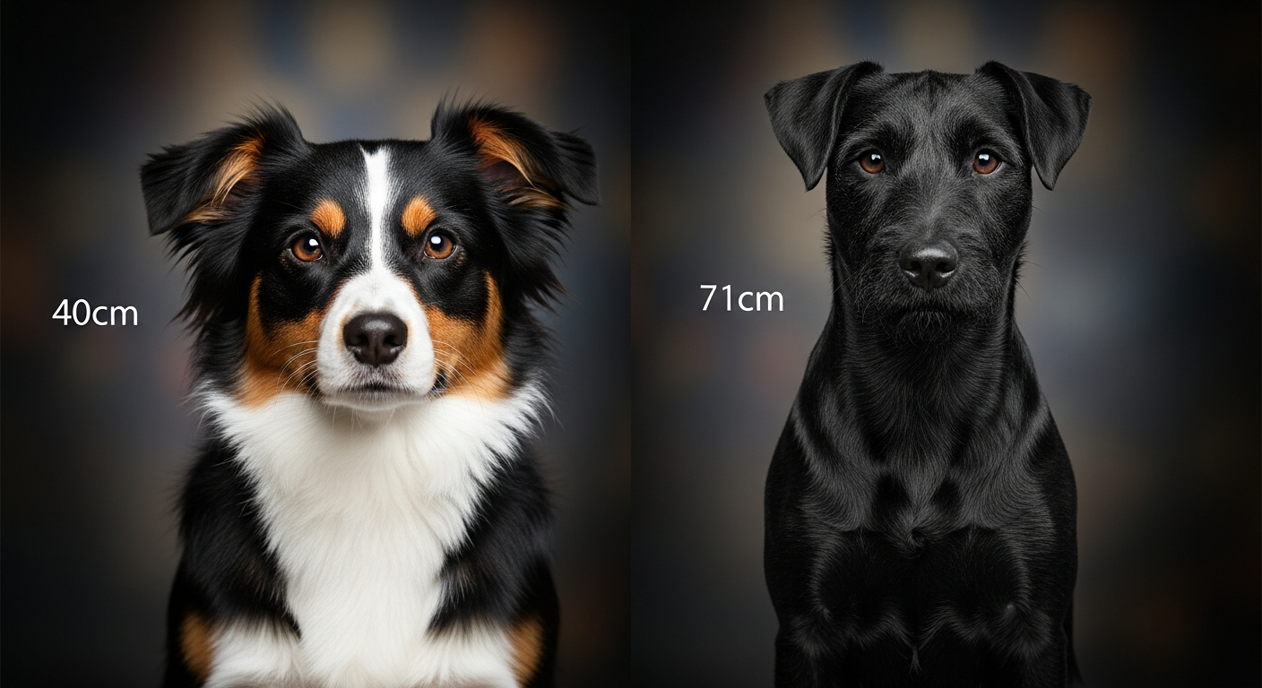 Comparaison Berger Américain Miniature vs Terrier Noir Russe