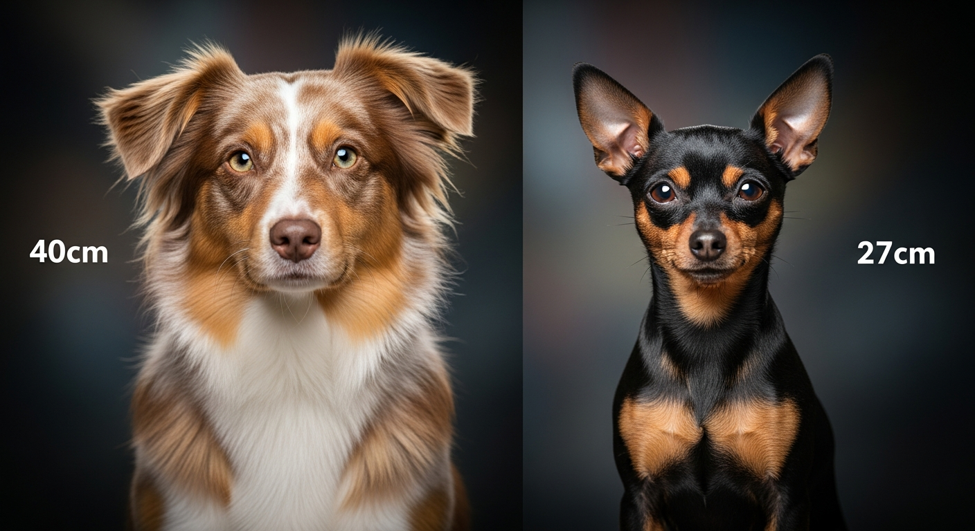 Comparaison Berger Américain Miniature vs Toy Terrier