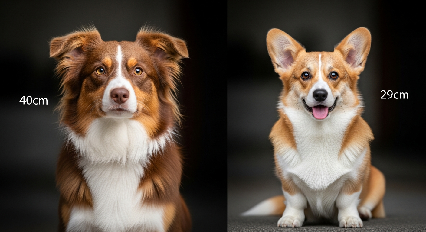 Comparaison Berger Américain Miniature vs Welsh Corgi Cardigan