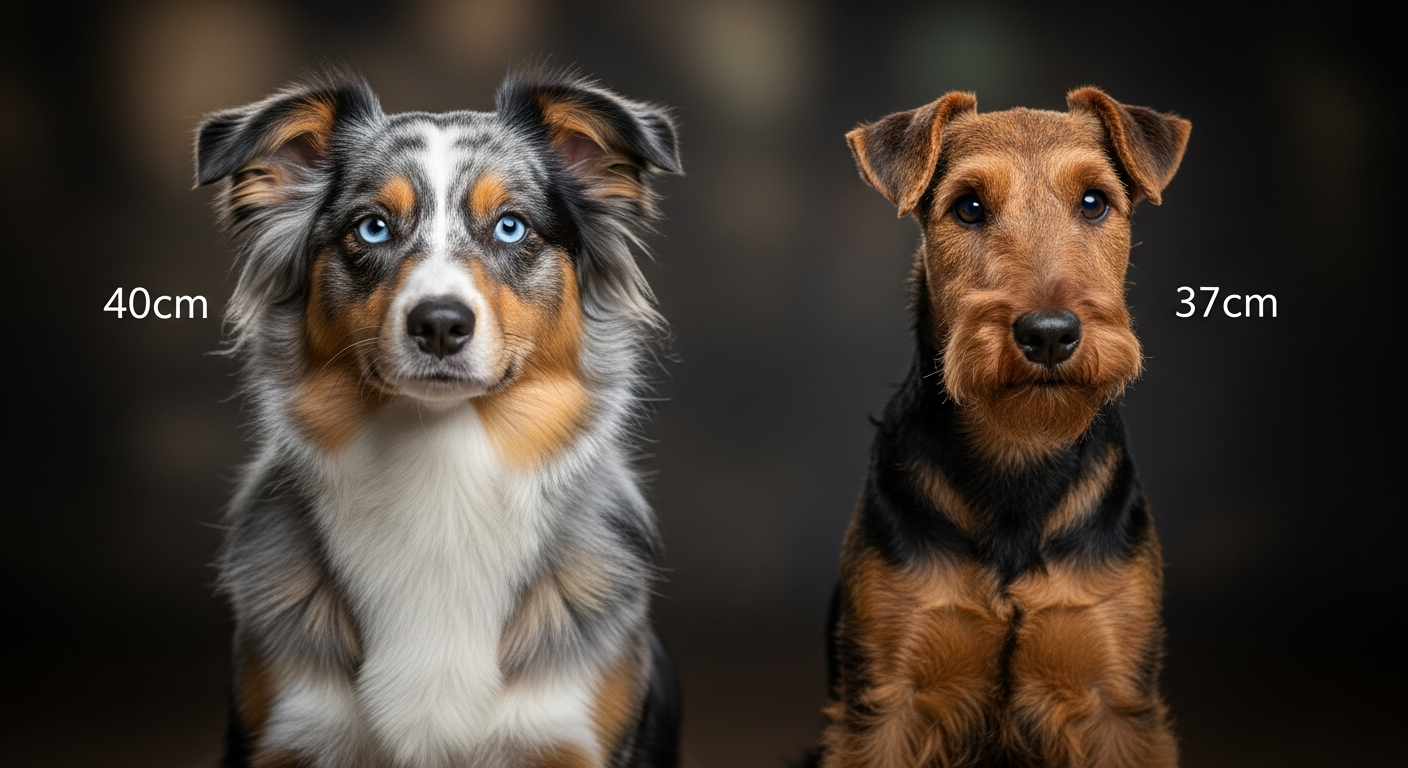 Comparaison Berger Américain Miniature vs Welsh Terrier